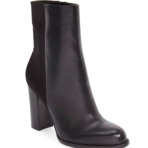👠HP👠 Sam Edelman Reyes Black Heel Booties - Picture 6 of 8